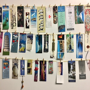 10 Top Travel Tips - Bookmarks for souvenirs. www.gypsyat60.com