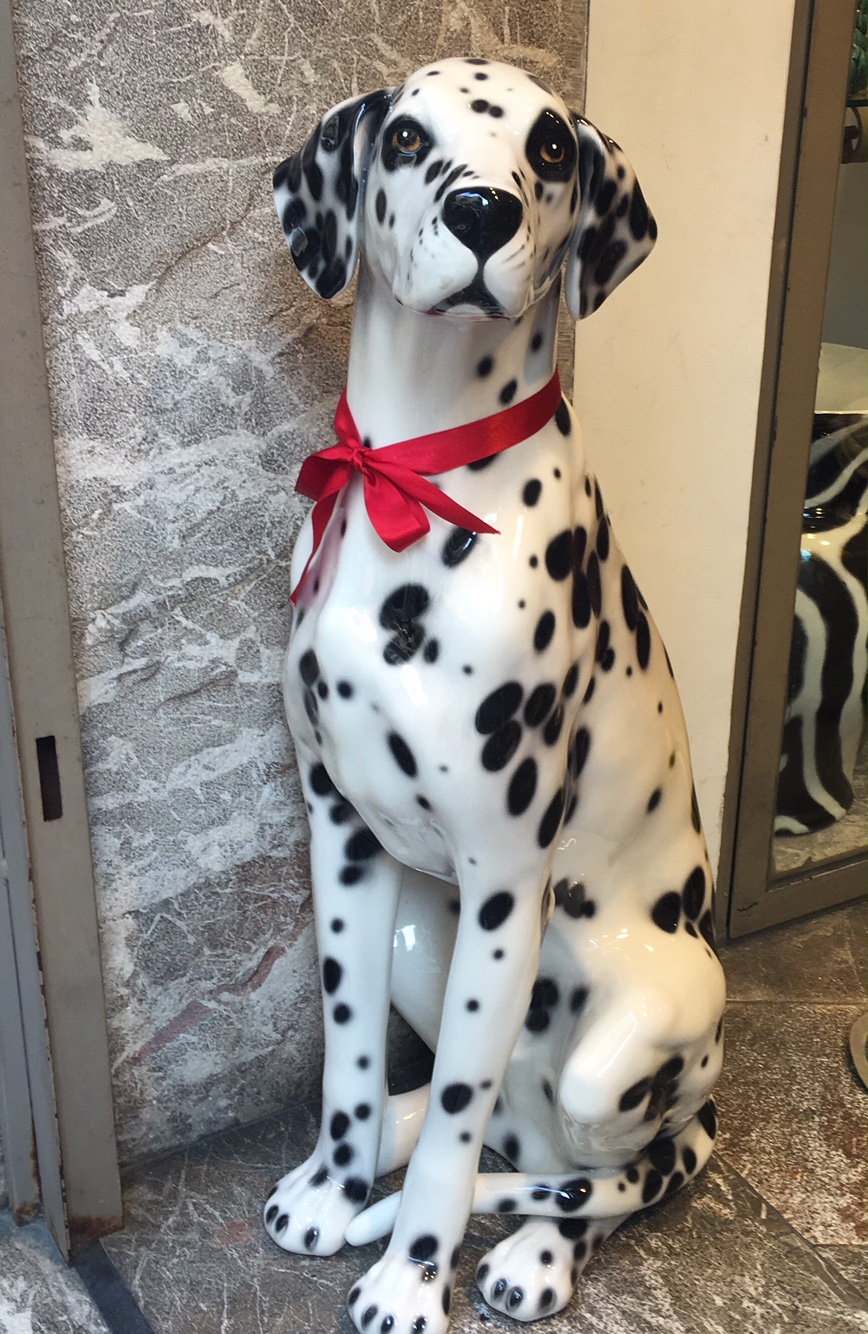 Count the spots on this Dalmatian Dog to see how many Islands there are along the coastline.