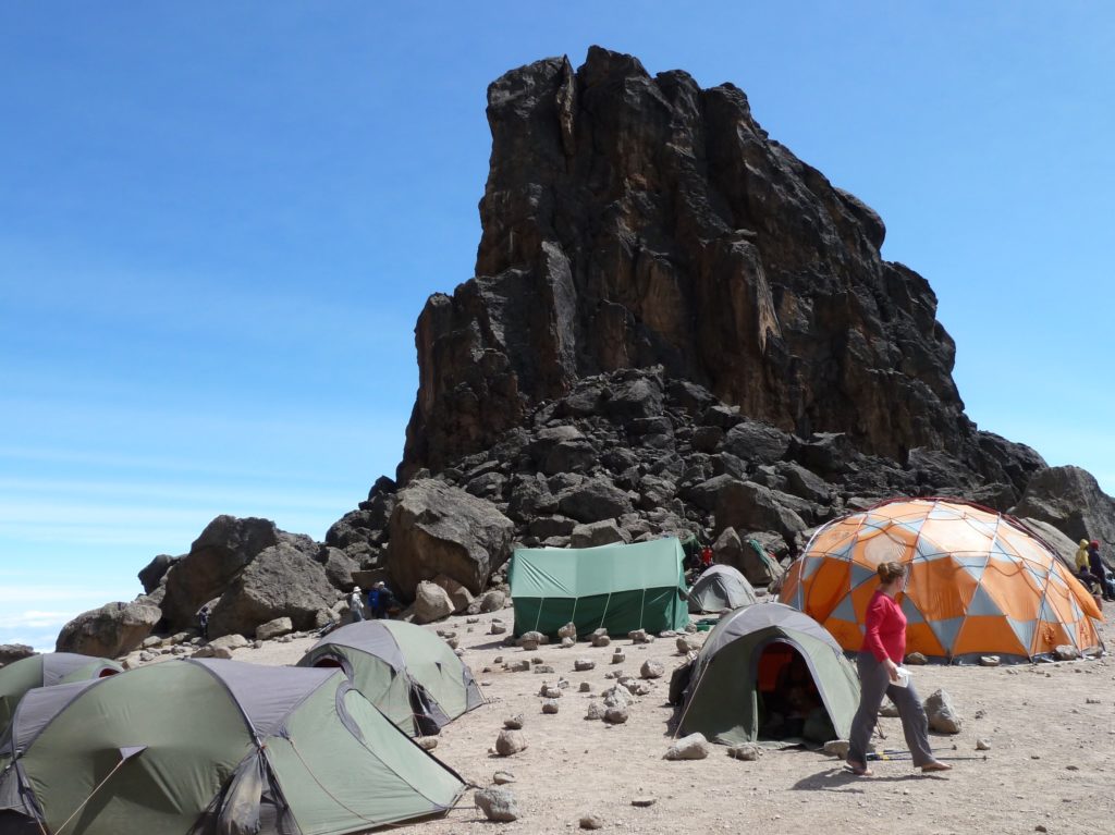 Climbing Mt Kilimanjaro - Lava Tower Campsite