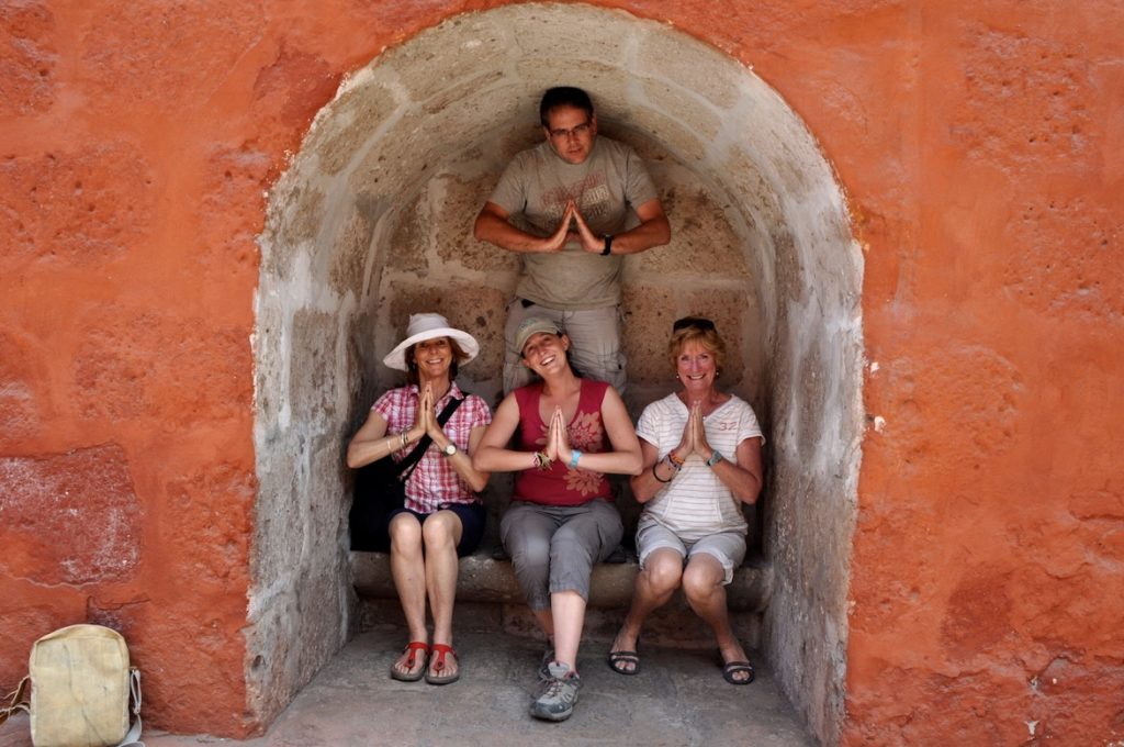 Practicing to be accepted into the Saint Catalina Monastery, Araquipa, Peru, South America. www.gypsyat60.com