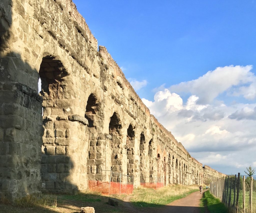 Park of the Aquaducts along the Appian Way - still in working order. www.gypsyat60.com