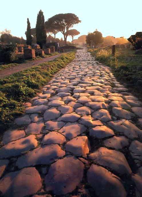 Appian Way and the 2,300 year old stones to cycle over. www.gypsyat60.com