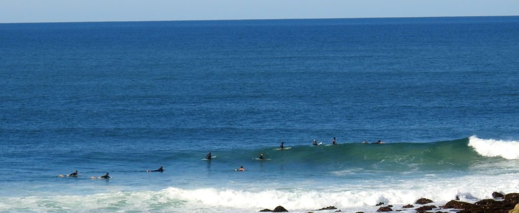 Surfers at Angourie Beach, New South Wales. www.gypsyat60.com