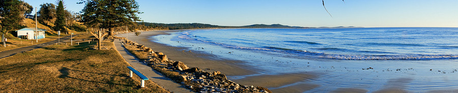 Brooms Head Main Beach, New South Wales, Australia. A quiet seaside village with great fishing. www.gypsyat60.com