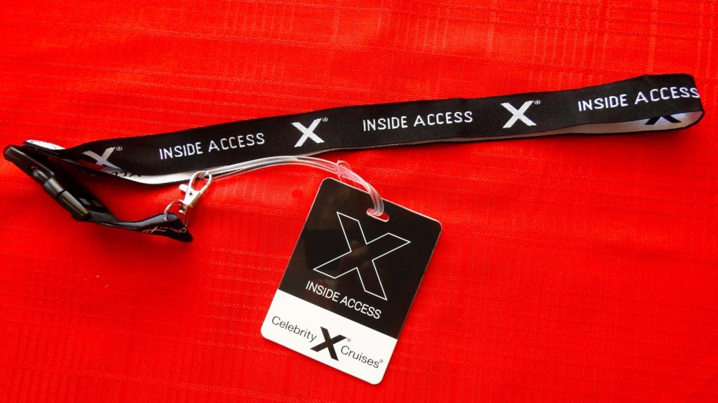 Inside Access Tour Lanyard to find out the secrets of the Celebrity Solstice cruise ship. www.gypsyat60.com