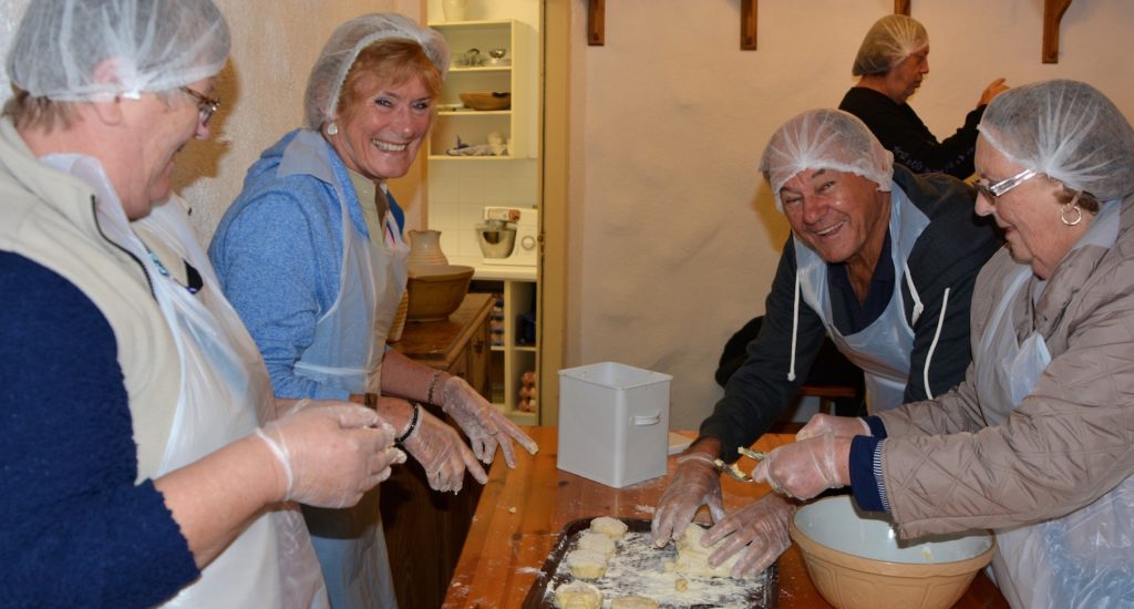 Our guided tour took us to an Irish Farm House to make scones! www.gypsyat60.com
