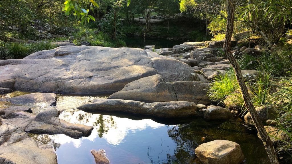 Mount Mothar Rock Pools near Cobb and Co 9 Mile Camping Grounds, Gympie, Queensland. www.gypsyat60.com