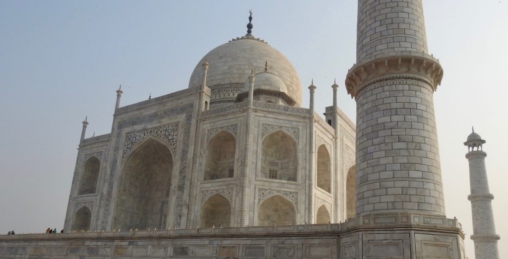 Taj Mahal - another of many views - showing the minarets.. www.gypsyat60.com